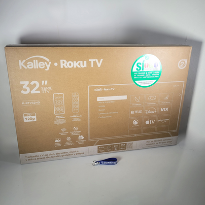 TELEVISOR KALLEY 32" ROKU