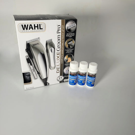 COMBO WAHL DELUXE +3 TARROS MINOXIDIL