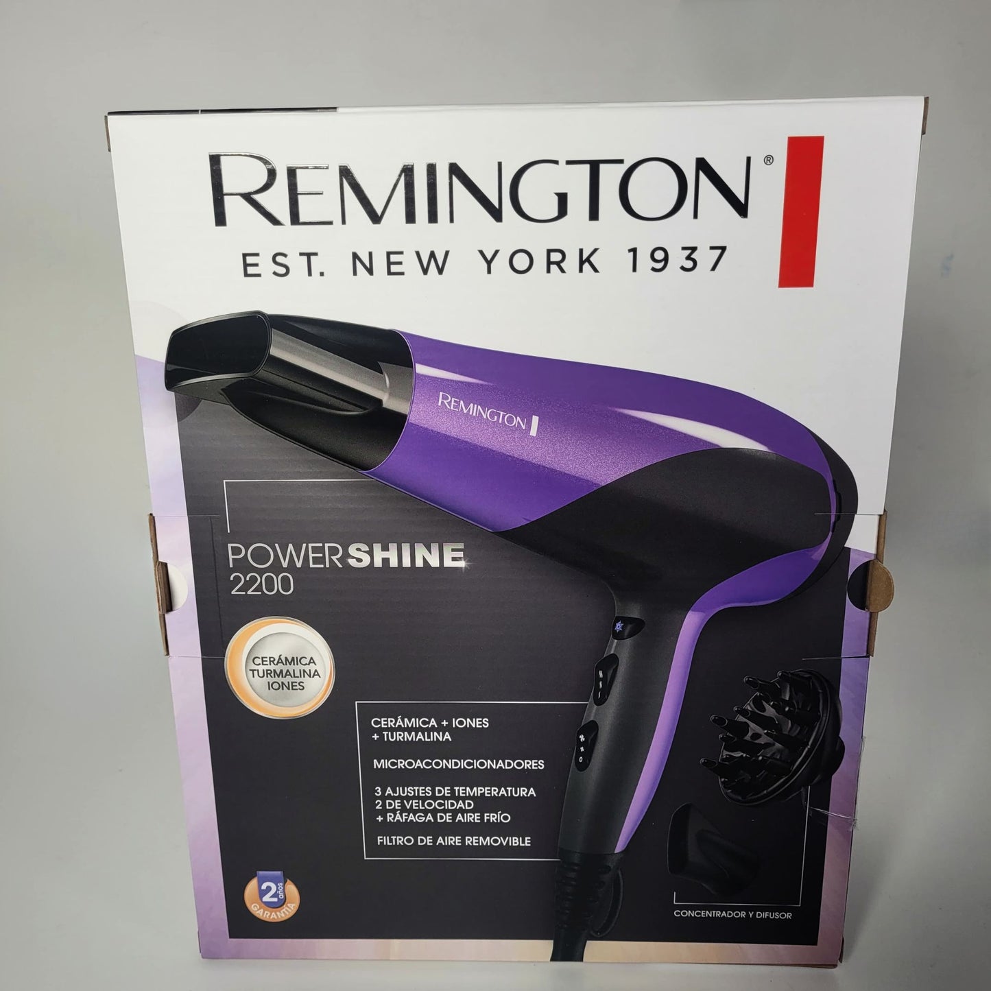 SECADOR DE CABELLO REMINGTON MORADO