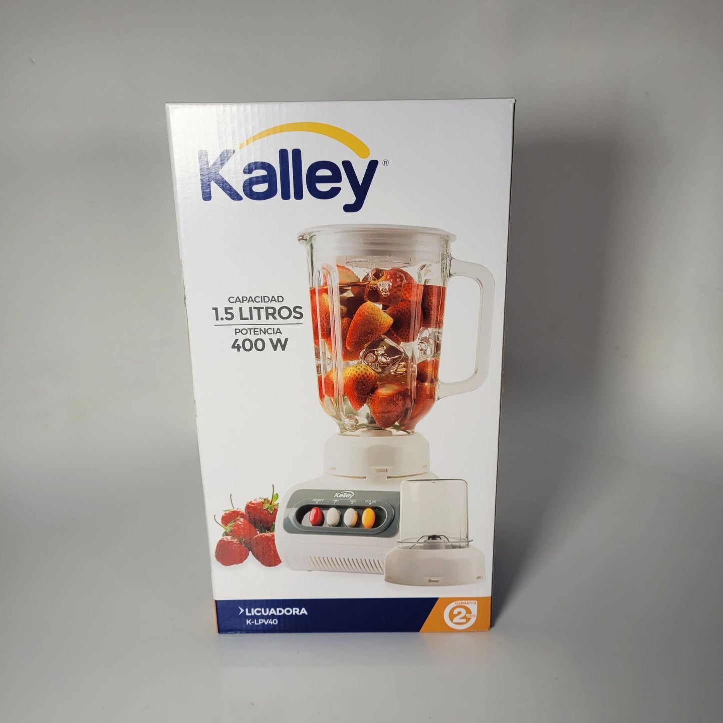 LICUADORA KALLEY K-LPC40 VASO DE VIDRIO + PICATODO