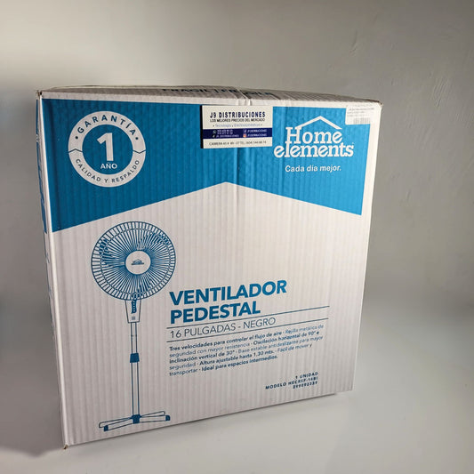 VENTILADOR  HOME ELEMENTS PISO 16"