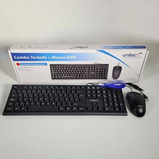 COMBO TECLADO Y MOUSE GAMER UNITEC