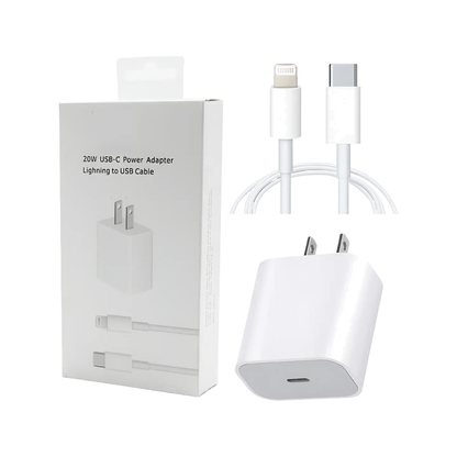 Cargador Para Iphone De 25 W Con Cable Lightning Y Adaptador
