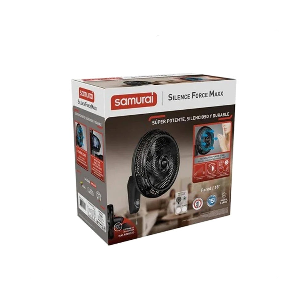 Ventilador De Pared Samurai Silence Force Maxx De 18 Pulgadas