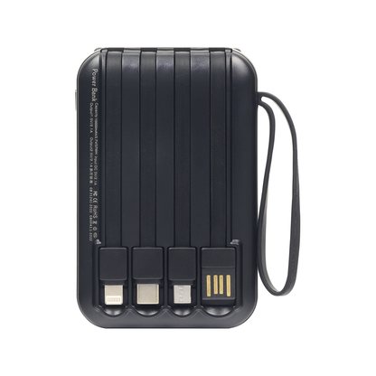 Power Bank Jaltech YM933 De 10.000 mAh Con 4 Cables Integrados