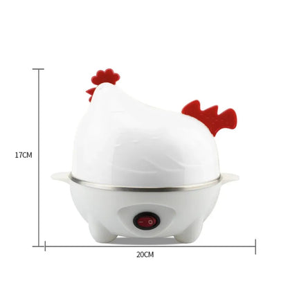 Hervidor Eléctrico De Huevos TS1028 Para 7 Huevos Diseño Gallina