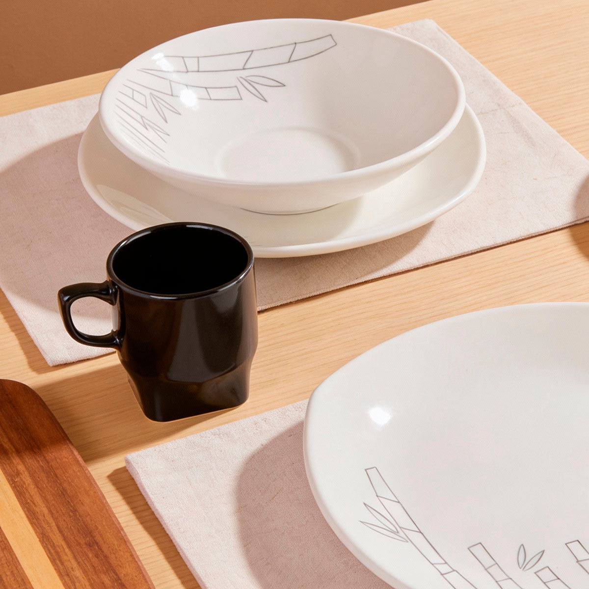 Vajilla Corona Bambu