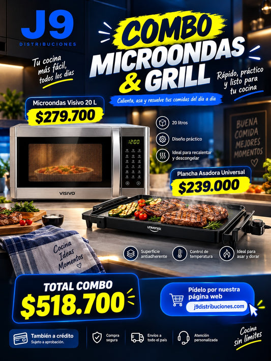 Combo Microondas & Grill