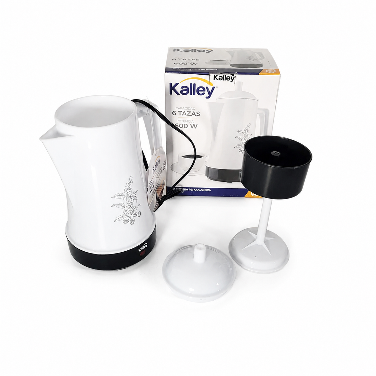 Cafetera Kalley 6 Tazas Percoladora