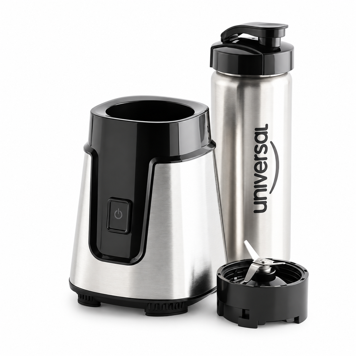 Licuadora Deportiva Universal - Vaso Acero