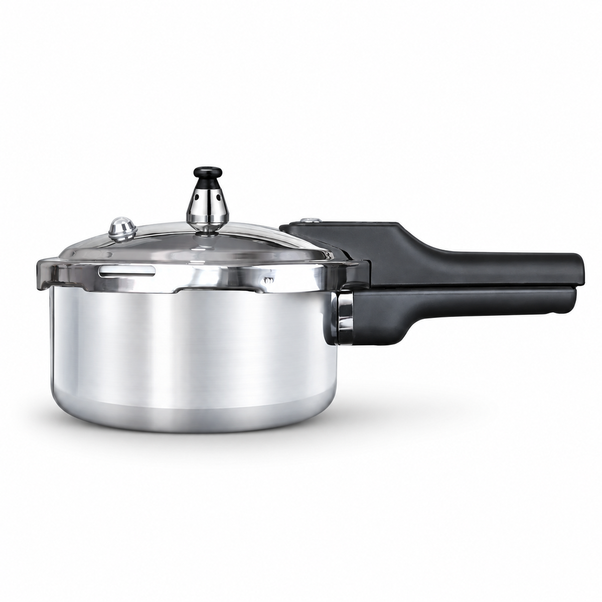 Olla A Presión Home Elements 2 L Con Tapa De Acero Y Cierre Externo