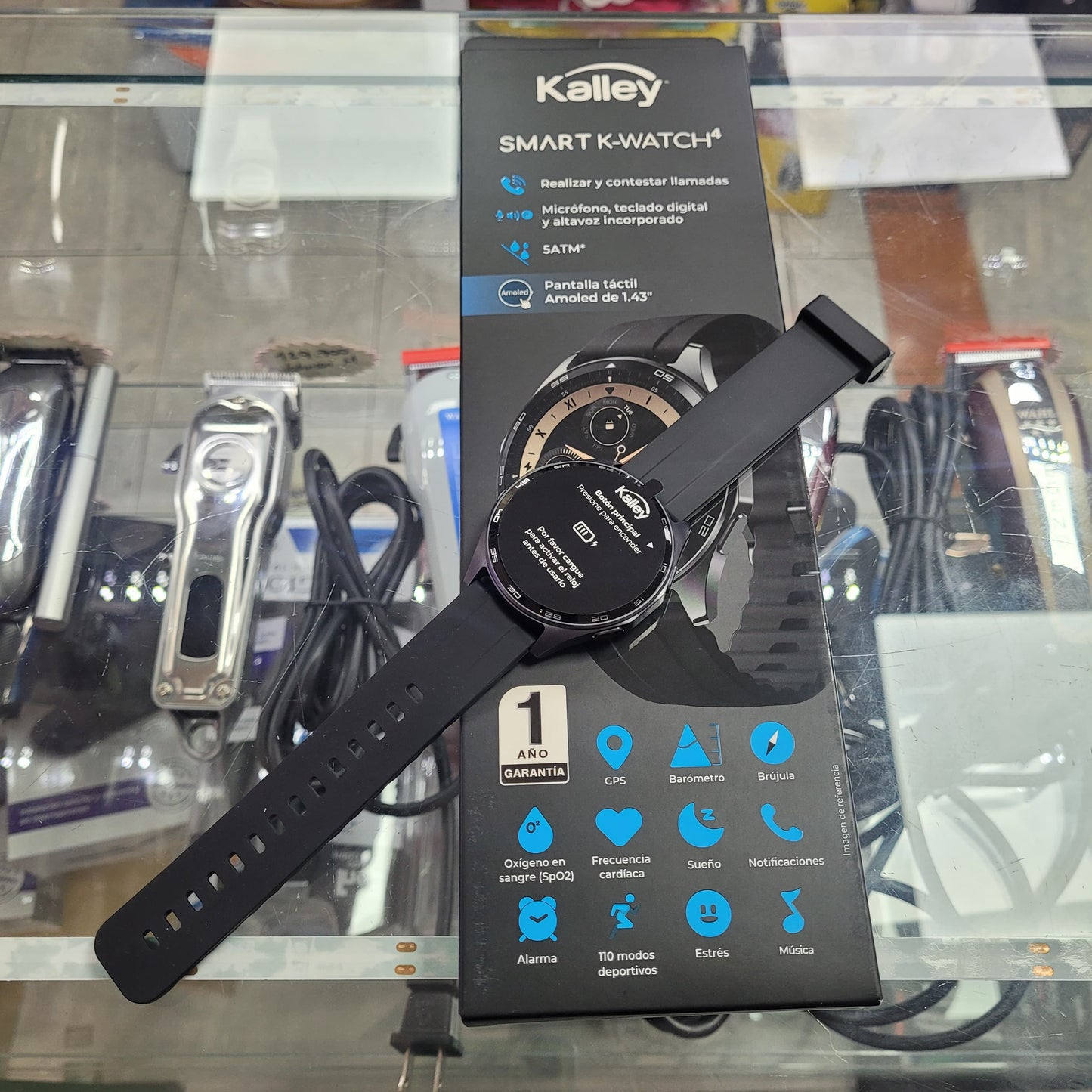 RELOJ KALLEY SMART K-WATCH 4 NEGRO