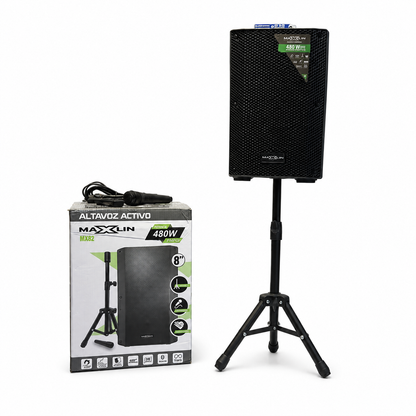 Cabina De Sonido Maxlin 8" 480w