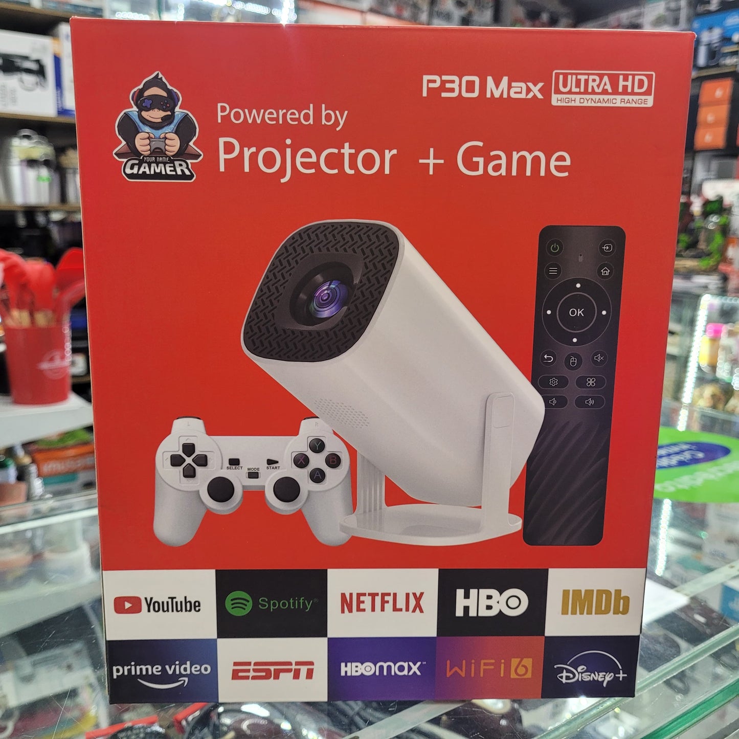 VIDEO BEAM ANDROID GAMER NEGRO