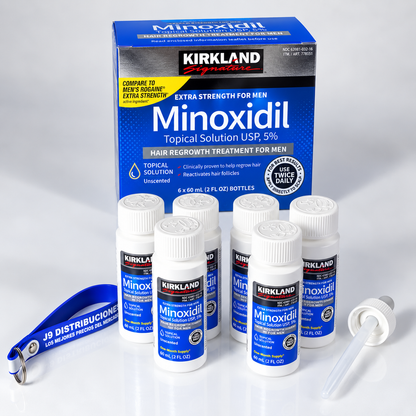 Minoxidil Kirkland Signature 5% Caja x 6 Frascos De 60 ml
