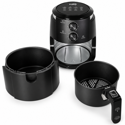Freidora de Aire KALLEY K-MAF35 De 3.5 Litros Con 8 Programas
