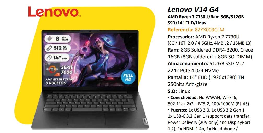 Computador Lenovo V14 G4