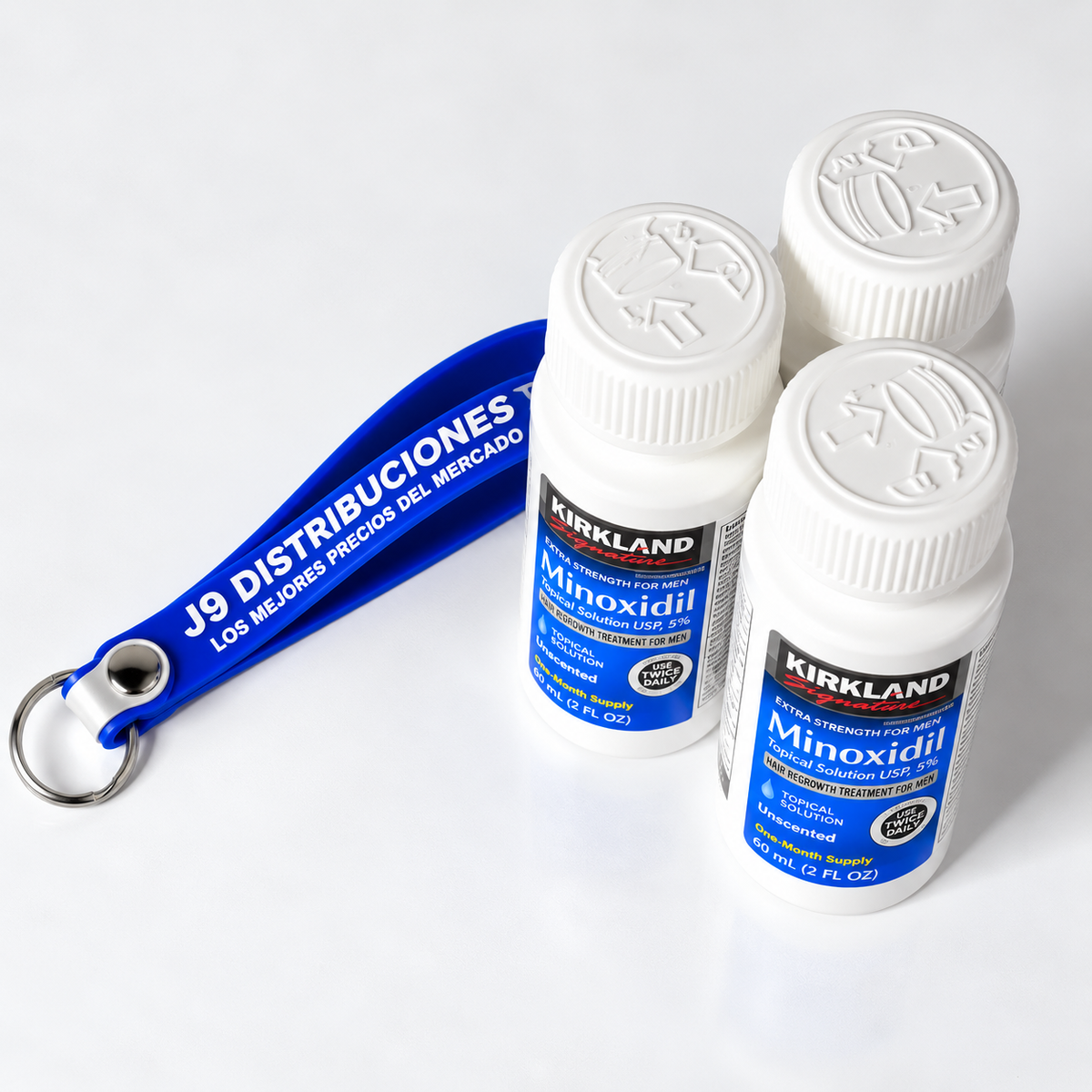 Minoxidil Kirkland Signature 5% x 3 Frascos De 60 ml