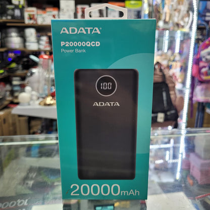 Power Bank Adata 20.000 Mah Con Pantalla