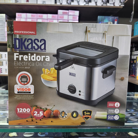 Freidora De Aceite Dkasa 2.5 Litros