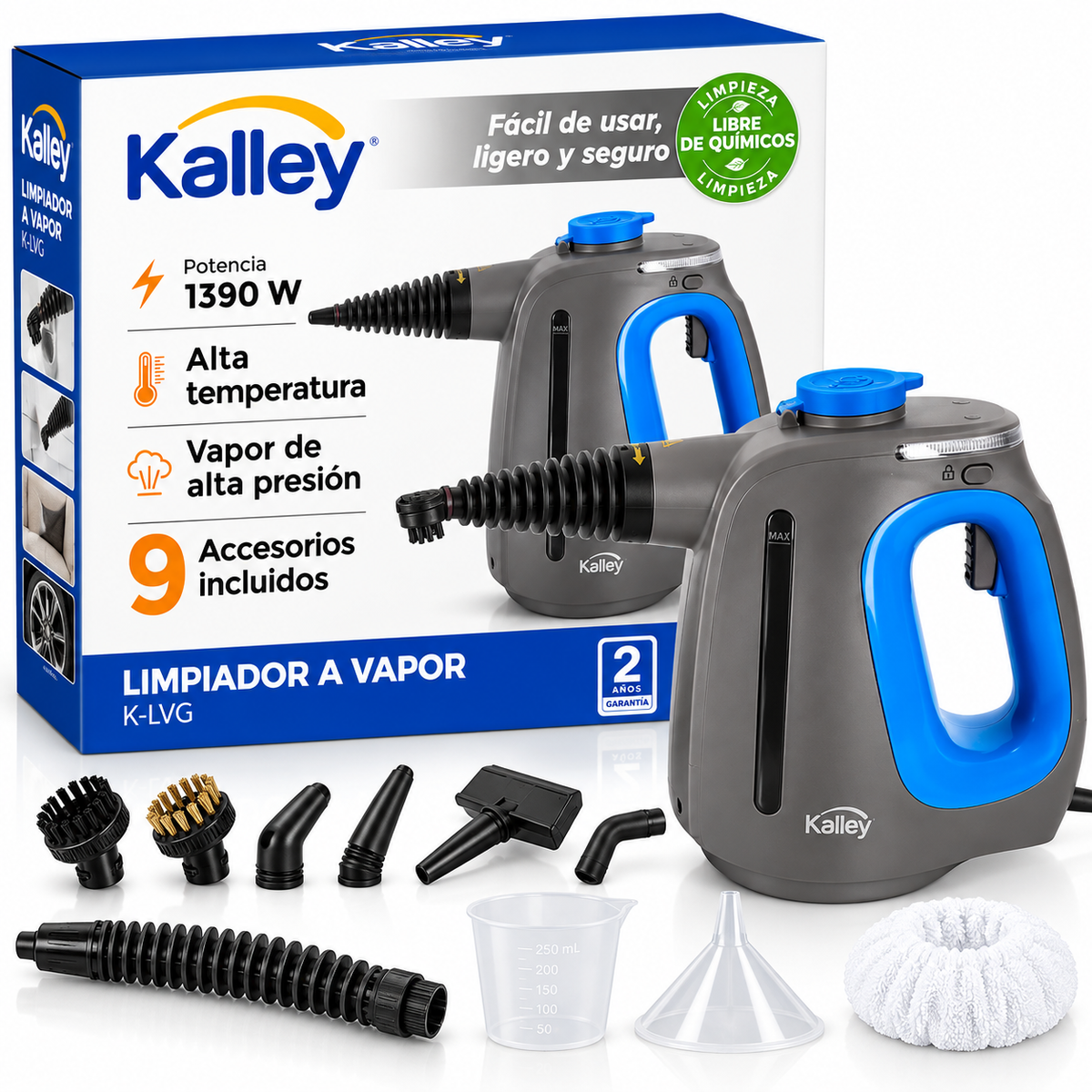 Limpiador Vapor Kalley