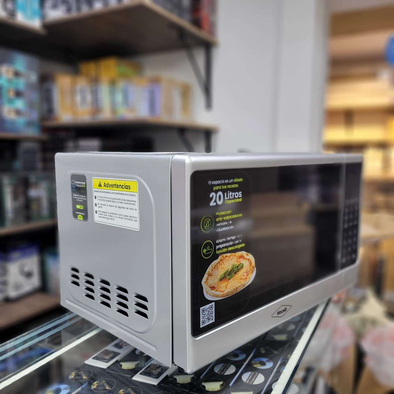 Microondas Haceb 20 Litros Color Plata