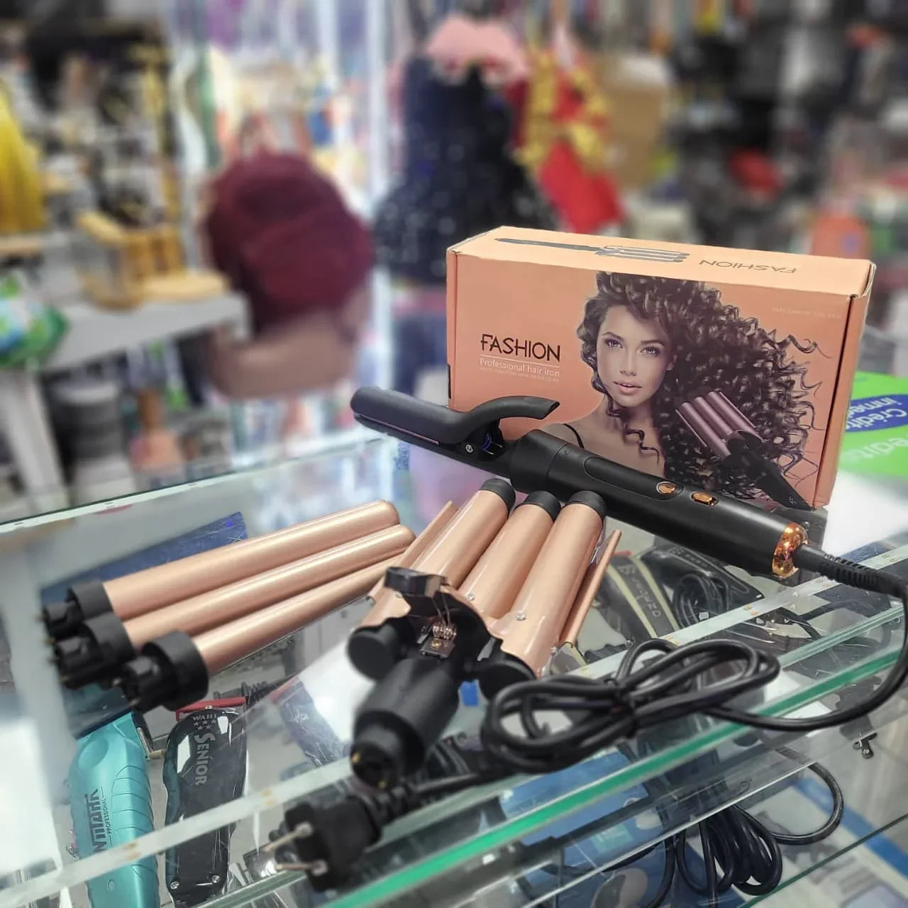 Rizador Sirena Tubos Intercambiables