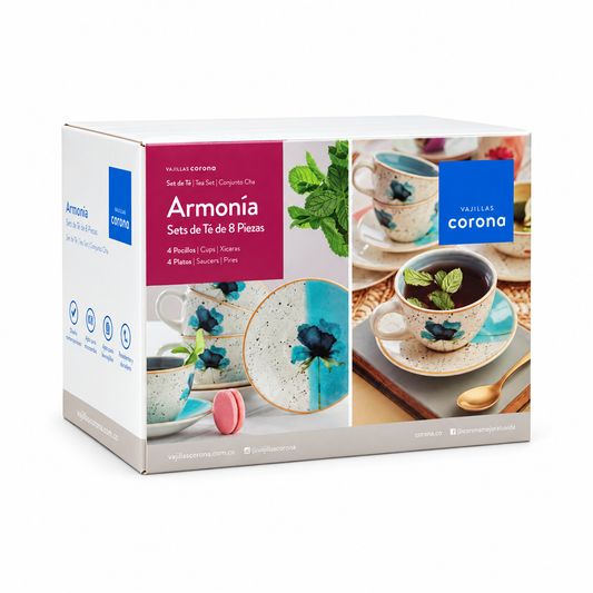 Juego De Té Corona Armonía