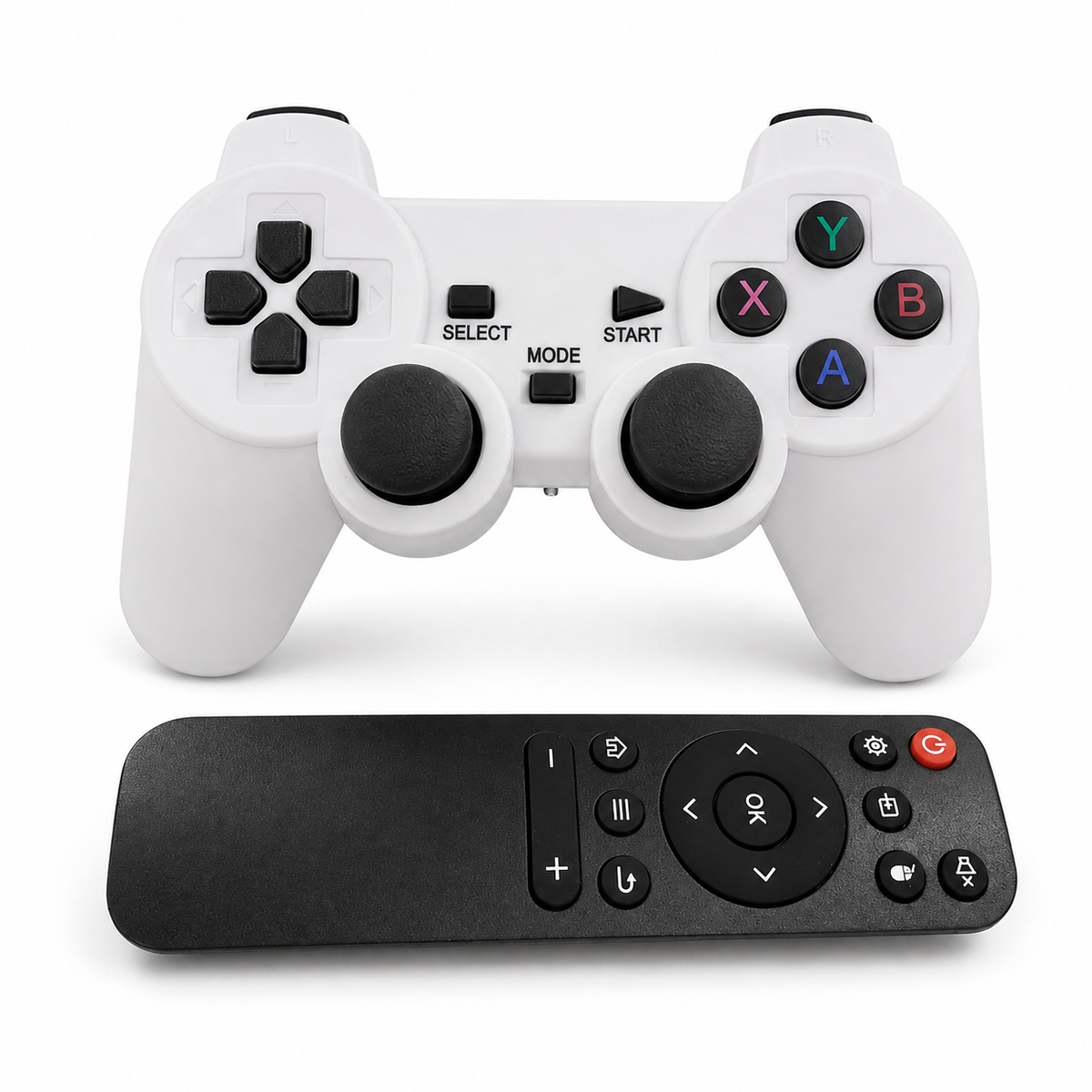 Proyector Gamer con 2 Controles y Juegos Retro