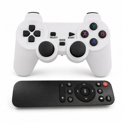 Proyector Gamer con 2 Controles y Juegos Retro