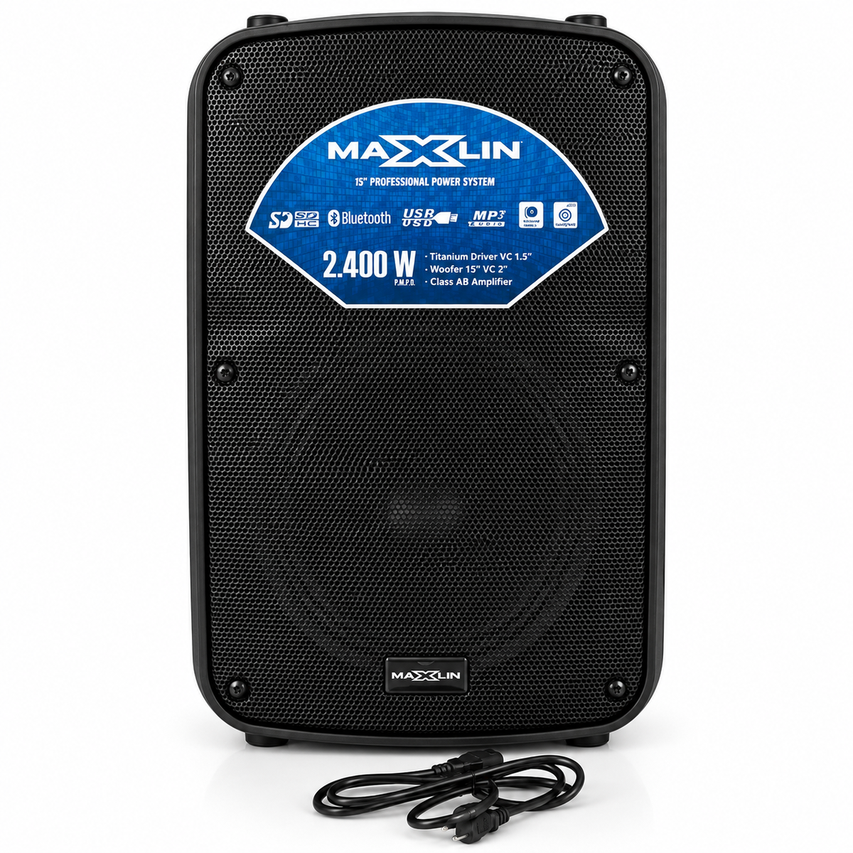 Cabina De Sonido Maxlin 15" 900k