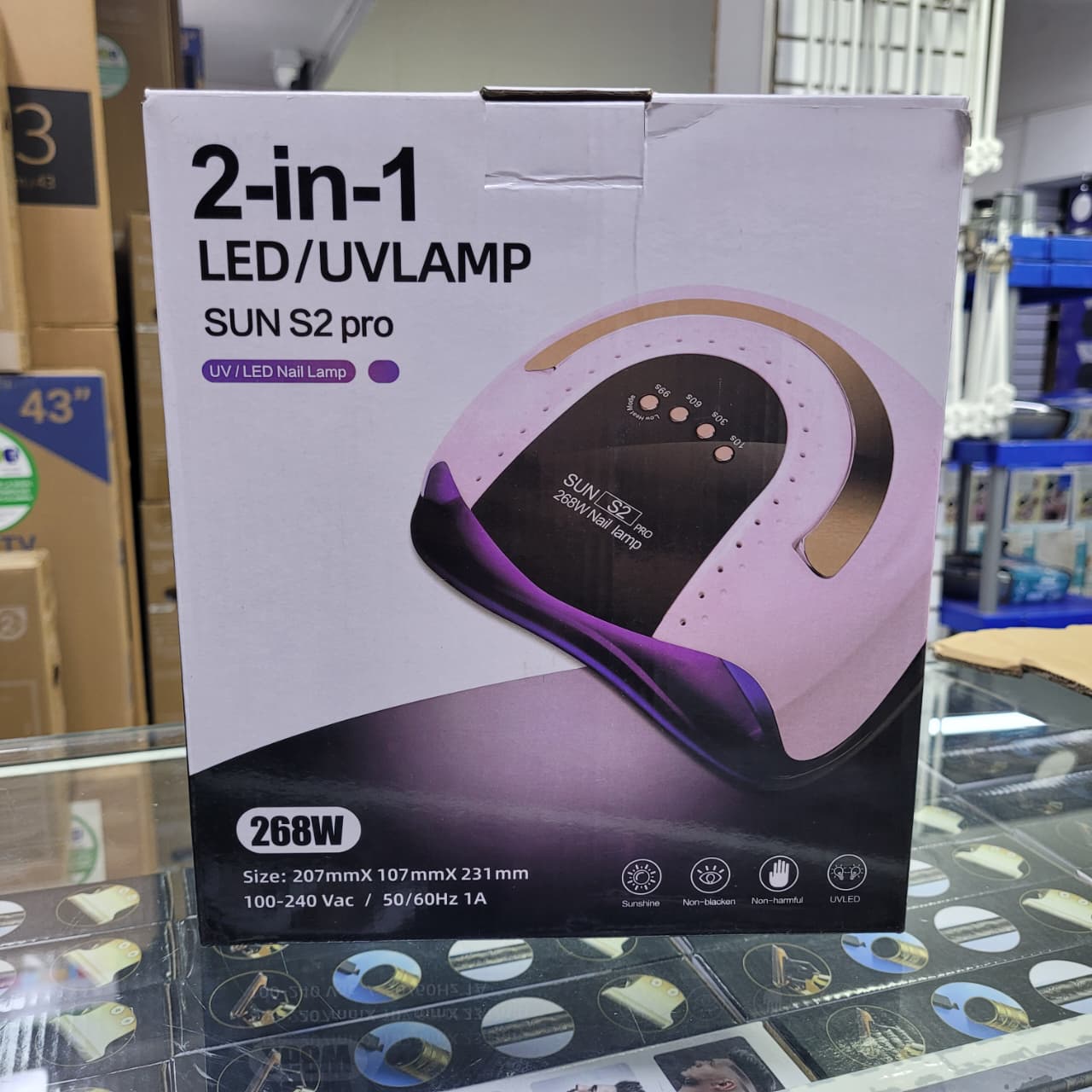 Lámpara De Uñas S2pro 268w
