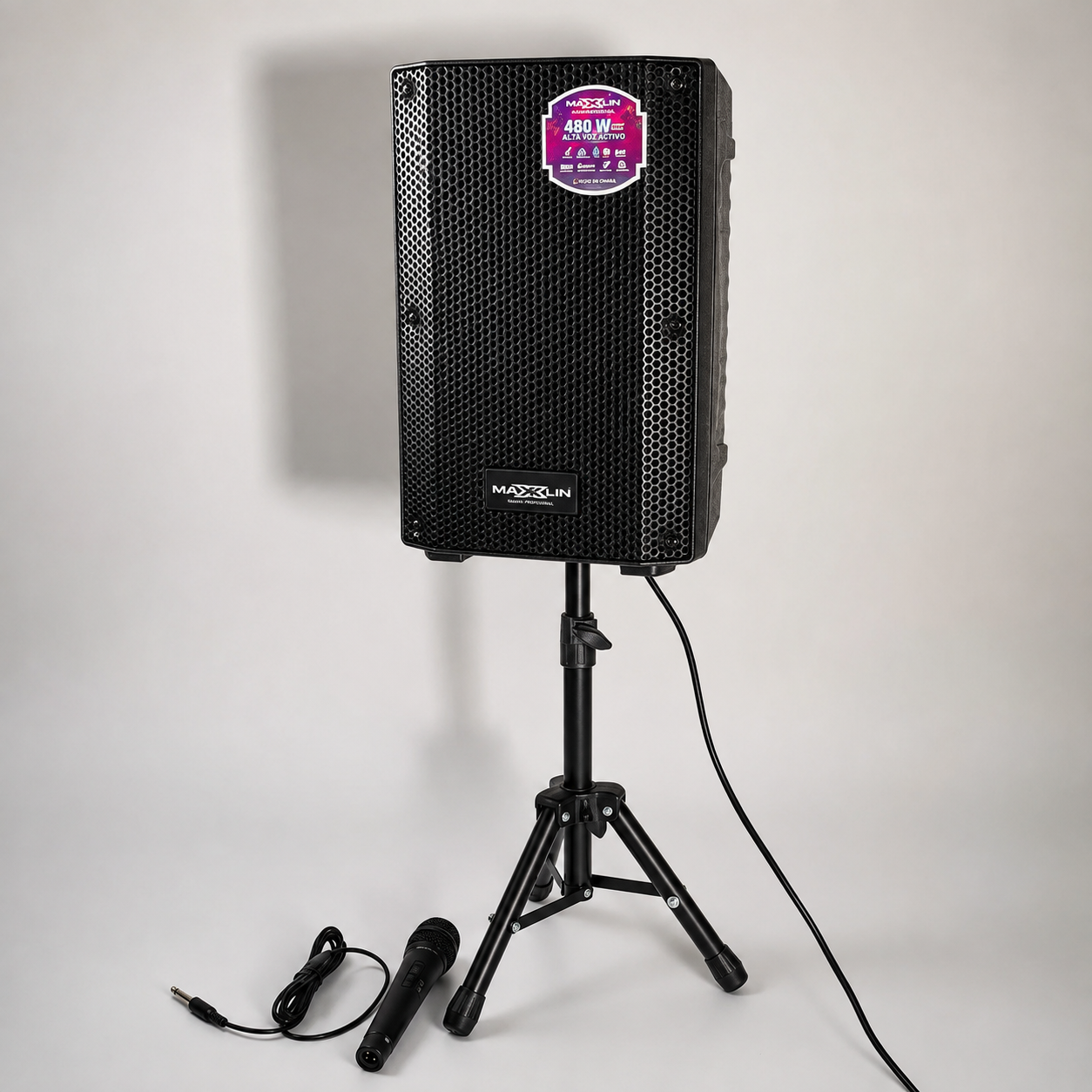 Cabina De Sonido Maxlin 8" 480w