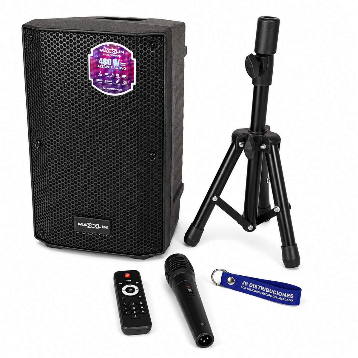 Cabina De Sonido Maxlin 8" 480w