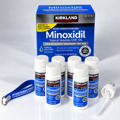 Minoxidil Kirkland Signature 5% Caja x 6 Frascos De 60 ml