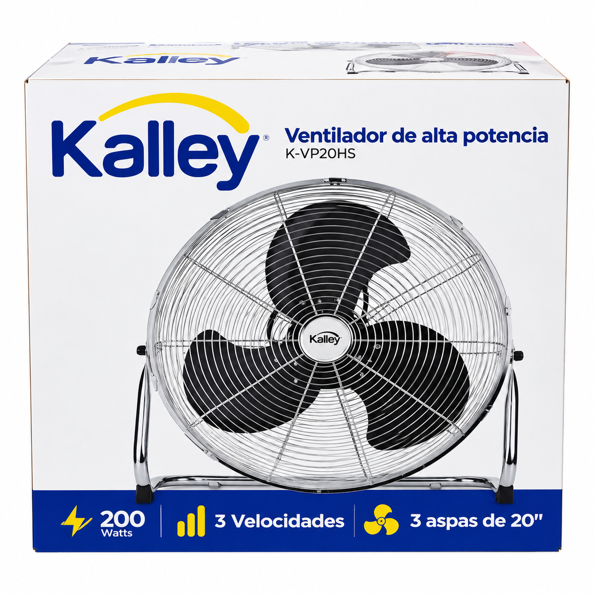 Ventilador Industrial Kalley K-VP20HS De 20 Pulgadas 200 W