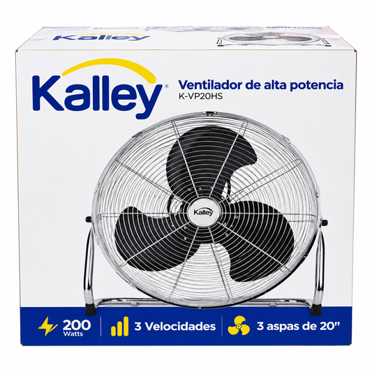 Ventilador Industrial Kalley K-VP20HS De 20 Pulgadas 200 W