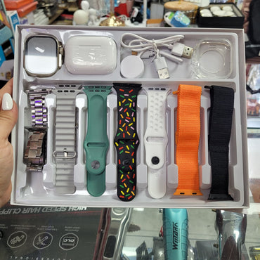 Combo Reloj Smart + Audifonos Ultra 3