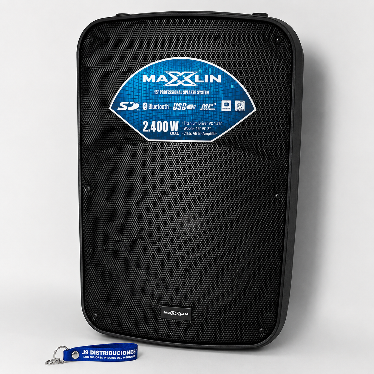 Cabina De Sonido Maxlin 15" 900k