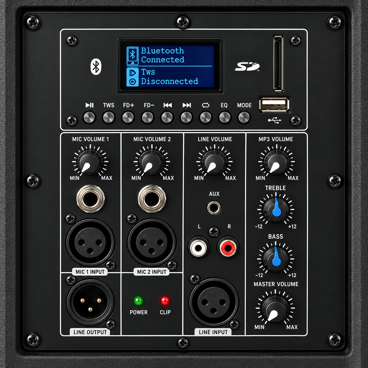 Cabina De Sonido Maxlin 15" 900k