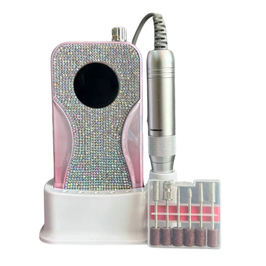 Drill De Uñas Inalámbrico SG720 45.000 RPM Con Fresas Y Mirellado