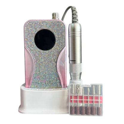 Drill De Uñas Inalámbrico SG720 45.000 RPM Con Fresas Y Mirellado