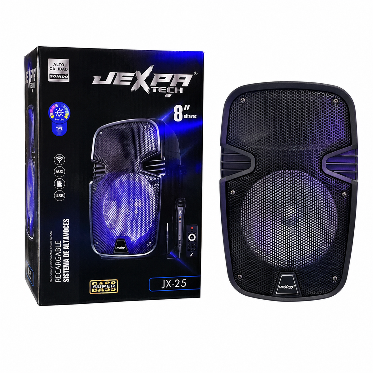 Cabina Jexpa 8" Jx-25