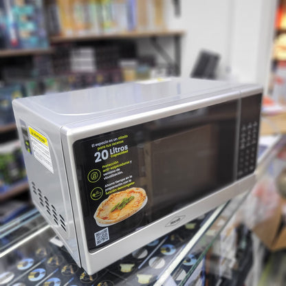 Microondas Haceb 20 Litros Color Plata