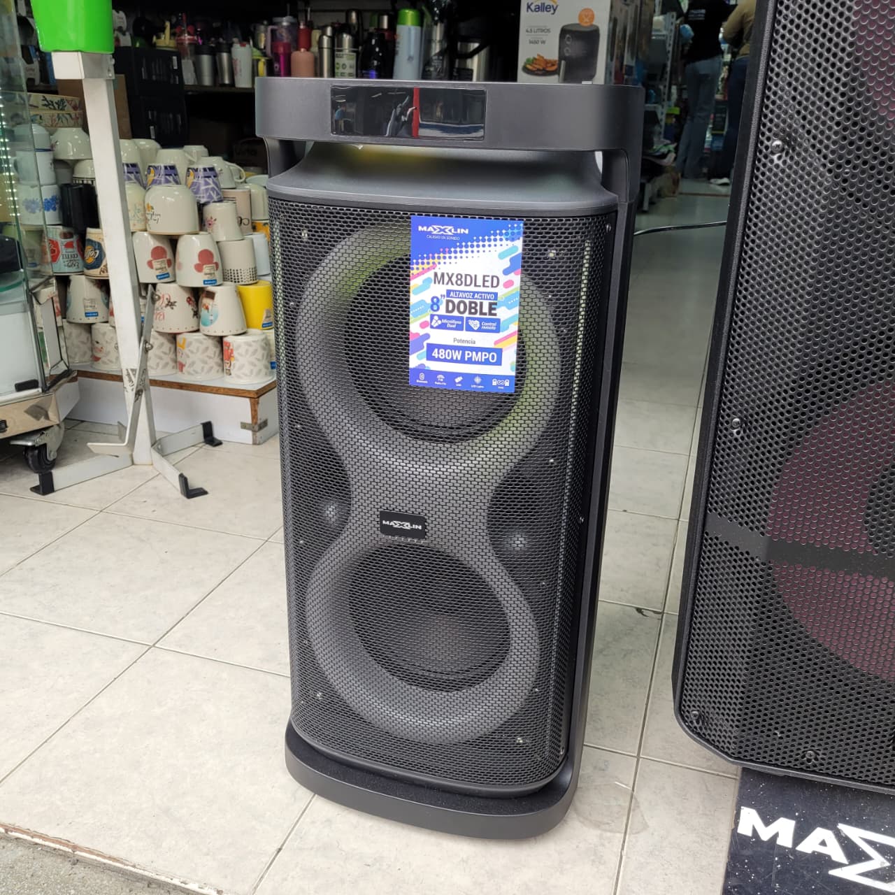 Torre Maxlin Doble 8" - Conexion Panel Led