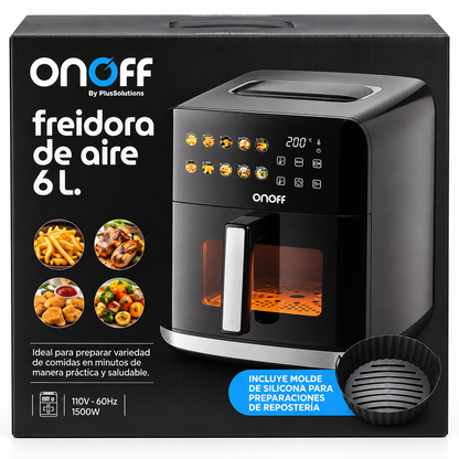 Freidora De Aire Onoff 6 Litros Digital