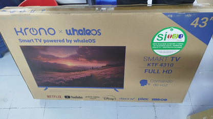 Televisores De 43" Smart Tv Krono