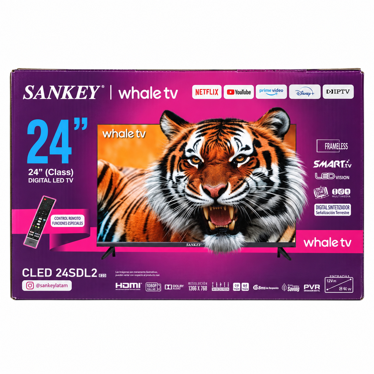 Televisor Sankey Smart TV de 24 Pulgadas
