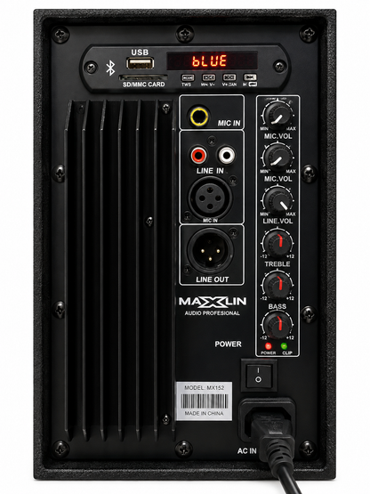 Cabina De Sonido Maxlin 8" 480w
