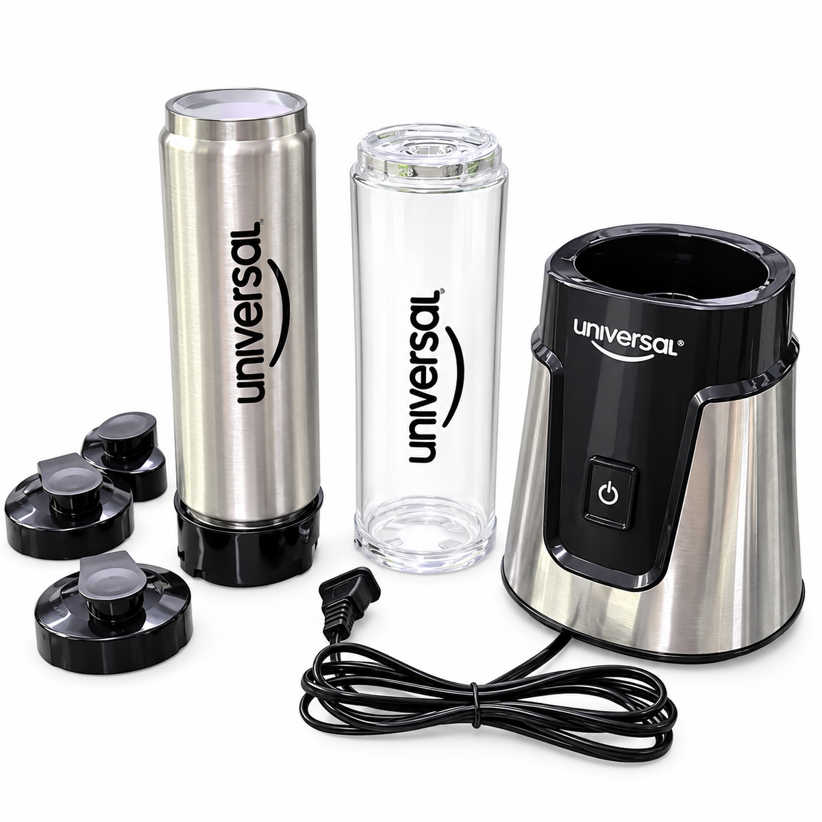Licuadora Deportiva Universal - Vaso Acero